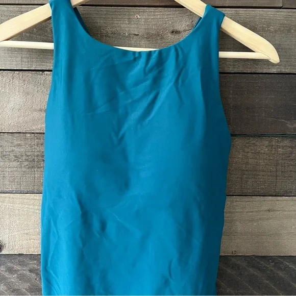 Eddie Bauer Women's One Piece High Neck Swimsuit Bathing Suit in Green - Picture 4 of 8